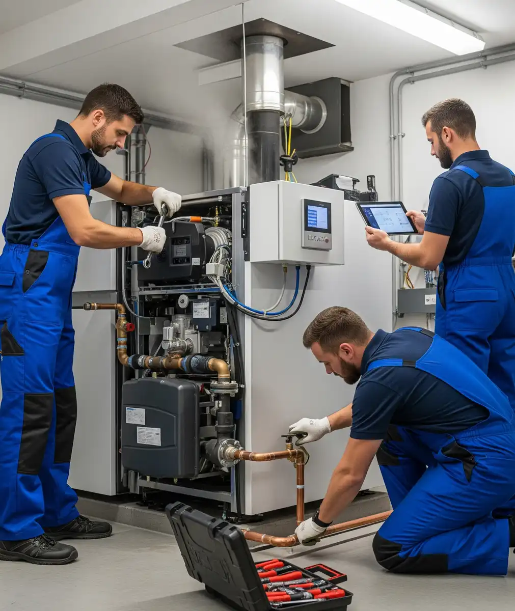 Our Emergency Heating Work Process