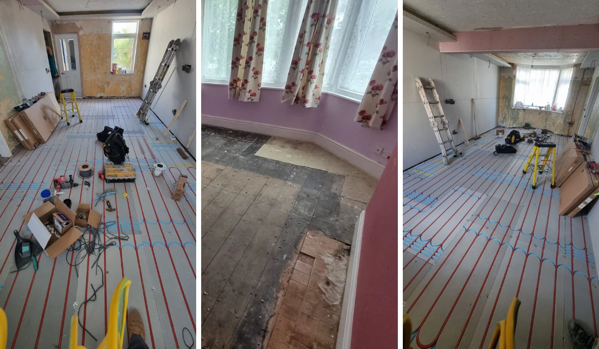 right types of underfloor heating