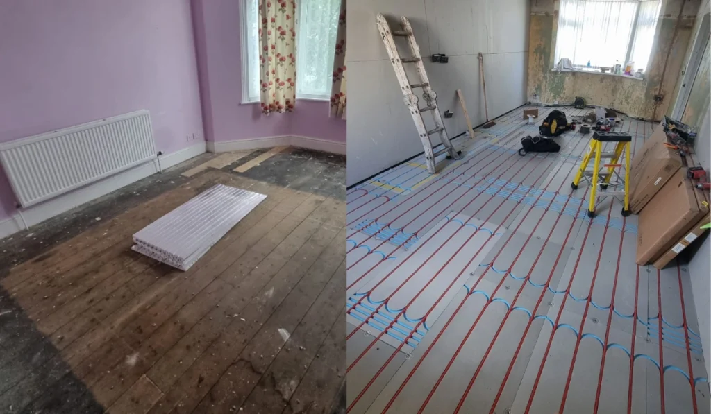 how does underfloor heating work
