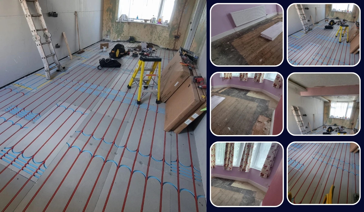 how long does it take to install underfloor heating mat